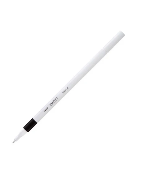 Uni-Ball Akrilik Uçlu Keçeli Kalem Emott 0.4 Mm Fine Siyah PEM-SY (10 Lu Paket) ürün görseli 1