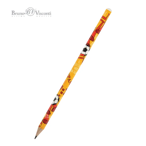 Bruno Visconti Kurşun Kalem Happygraphix Şampiyonlar 21-0030/42 (50 Li Paket) ürün görseli 1