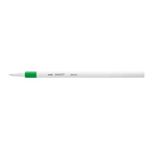 Uni-Ball Akrilik Uçlu Keçeli Kalem Emott 0.4 Mm Fine Yeşil PEM-SY (10 Lu Paket) ürün görseli 1
