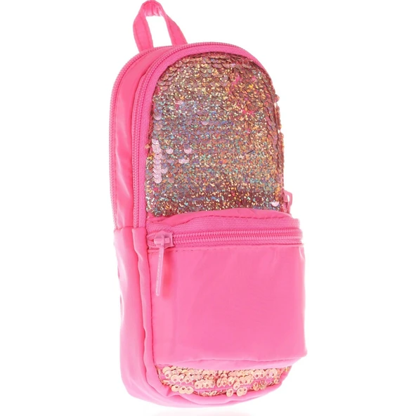 Kaukko Kalem Çantası Magical Junior Bag Pullu-Pembe K2479 ürün görseli 1