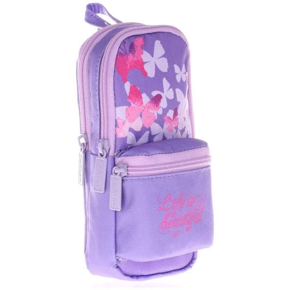 Kaukko Kalem Çantası Layer Junior Bag Butterfly K2447 ürün görseli 1