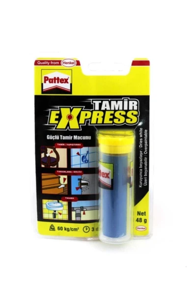 Pattex Güçlü Tamir Macunu Tamir Express 48 Gram 1241088 ürün görseli 1