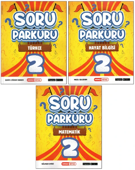 Kırmızı Beyaz 2.Sınıf Soru Parkuru 3 (Kitap) ürün görseli 1