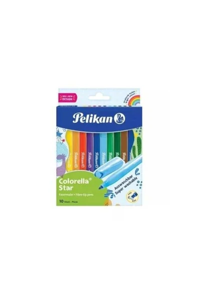 Pelikan Keçeli Kalem Colorella 10 Renk 822299 ürün görseli 1