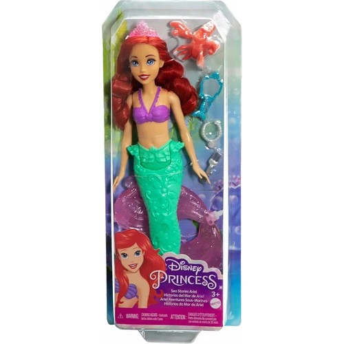 Mattel Oyuncak Disney Prenses Denis Kızı Ariel ve Aksesuarları Hlw34 ürün görseli 1
