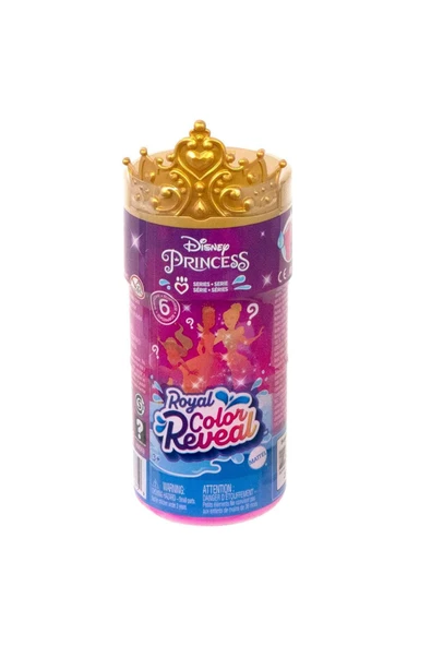 Mattel Oyuncak Disney Prenses Color Reveal Renk Değiştiren Ana Karakter Bebekler - 1.Seri HMB69 (Karışık Model 1 Adet) ürün görseli 1