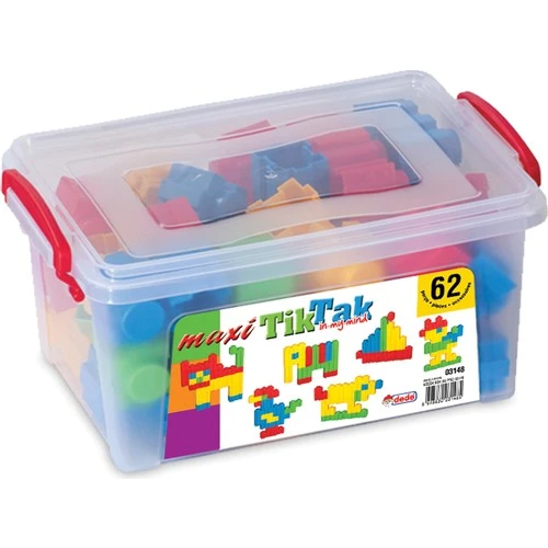 Dede Oyuncak Maxi Tik-Tak Lego Puzzle Küçük Boy Box 62 Parça 03148 ürün görseli 1