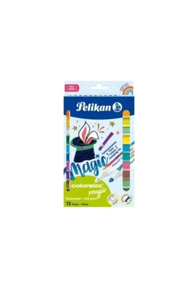 Pelikan Keçeli Kalem Colorella Magic 12 Renk 411 818056 ürün görseli 1