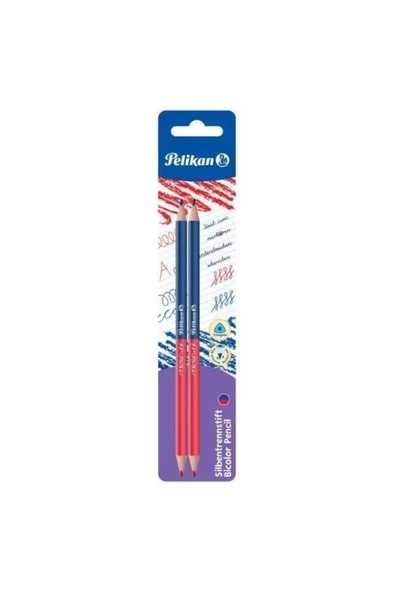 Pelikan Başlık Kalemi Kırmızı-Mavi 2 Uçlu 810845 (12 Li Paket) ürün görseli 1