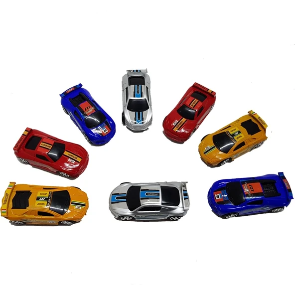 Canem Oyuncak Metal Araba Seti 304927 (8 Li Set) ürün görseli 1