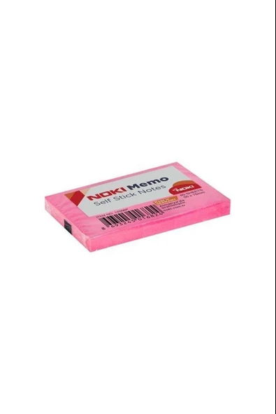 Noki Yapışkanlı Not Kağıdı 80 Yaprak 51X75Mm Pembe No:12006P (12 Koçan) ürün görseli 1