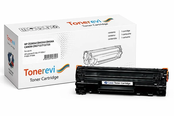 HP CB435A-CB436A-CE285A Muadil Laser Toner ürün görseli 1