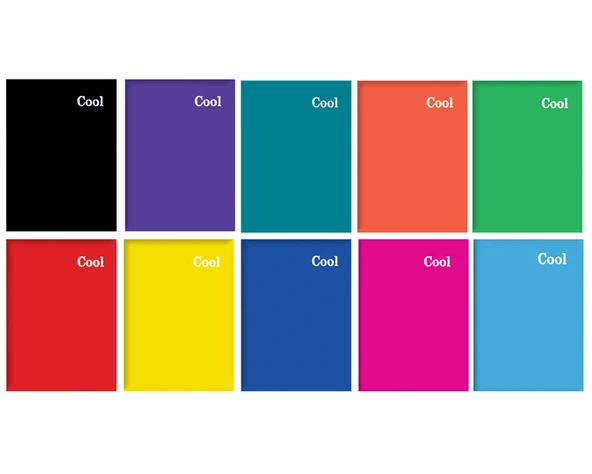 Keskin Color Defter A4 80 Yaprak Çizgili Plastik Kapak Dikişli Cool 321851-99 (12 Li Paket) ürün görseli 1