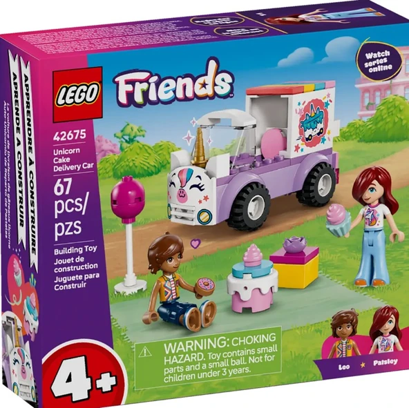Lego Friends Unicorn Cake Delivery Car 42675 ürün görseli 1