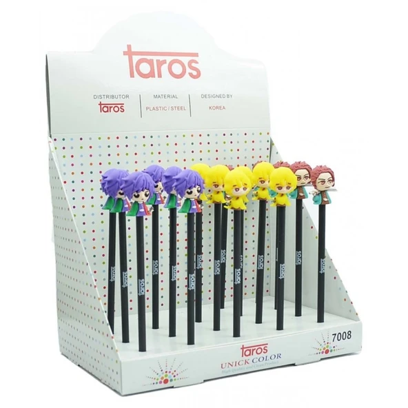 Taros Kurşun Kalem Anime Tepeli 7008 (24 Lü Paket) ürün görseli 1