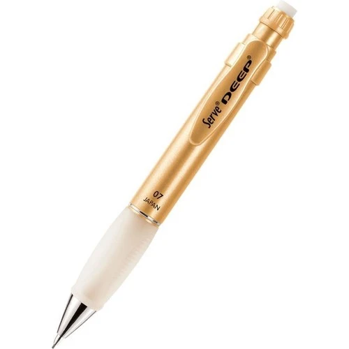 Serve Versatil Kalem (Mekanik Kurşun Kalem) Deep 0.7 Mm Metalik Asıl Altın ürün görseli 1