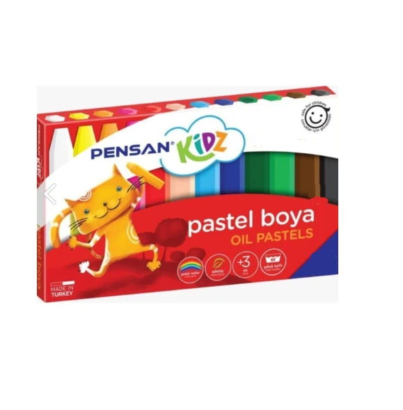 Pensan Kidz Pastel Boya 18 Renk 98061 ürün görseli 1