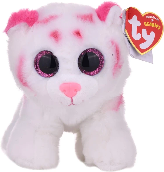 Mega Tabor - Pink-White Tiger Reg Pembe/Beyaz Aslan 15 Cm Peluş Oyuncak 150079TY42186 ürün görseli 1