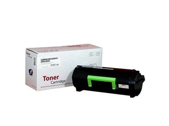 Lexmark MS410 (505X)  Muadil Toner Yüksek Kapasiteli (50F5X00) (10K) ürün görseli 1