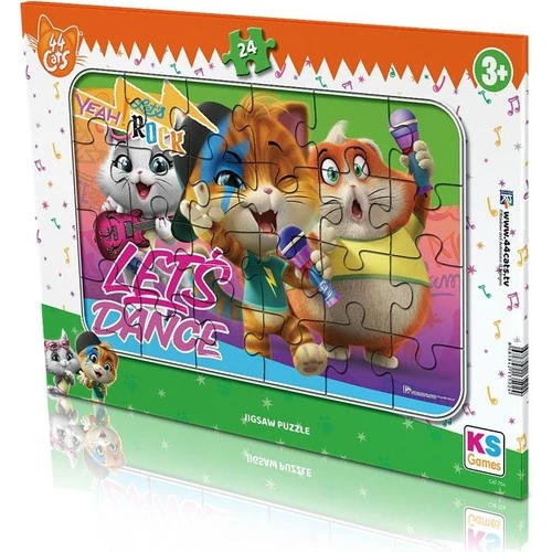 Ks Games Frame Puzzle 24 Parça 44Cats Lisanslı Ürün cat704 ürün görseli 1