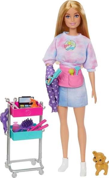 Mattel Oyuncak Barbie Stilist Bebekler Oyun Setleri HNK95 (Karışık Model 1 Adet) ürün görseli 1