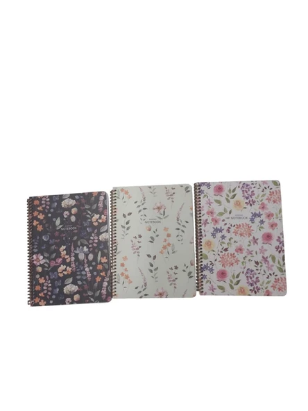 Keskin Color Not Defteri 16,5X22,5 Cm 80 Yaprak Spiralli Karton Kapak Kareli 385942-99 (6 Lı Paket) ürün görseli 1