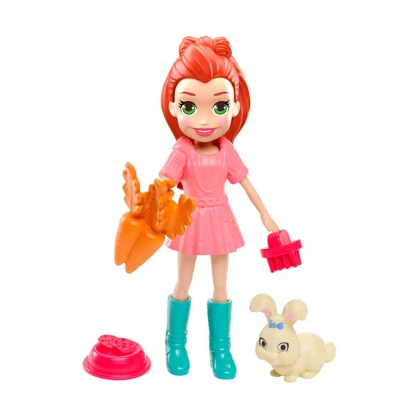 Mattel Oyuncak Polly Pocket ve Hayvan Dostu Oyun Seti GDM11 ürün görseli 1