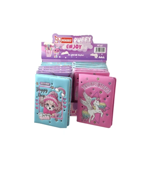 Mikro Not Defteri Puffy Enjoy Pf-80 (12 Li Paket) ürün görseli 1