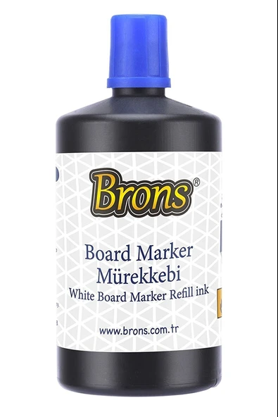 Brons Tahta Kalemi Mürekkebi 250 Cc Mavi Br-9151 (4 Lü Paket) ürün görseli 1