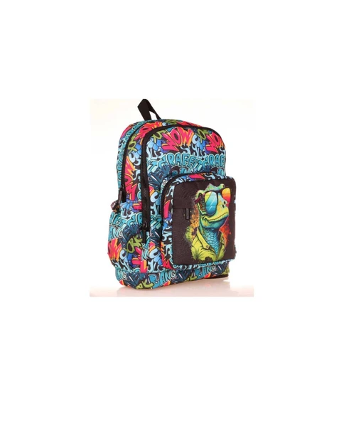 Kaukko Kids Okul Sırt Çantası Sweet Chameleon l5188 ürün görseli 1