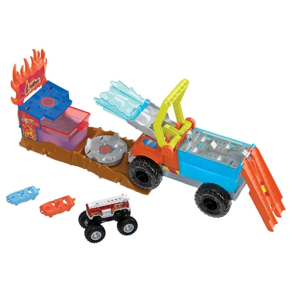 Mattel Oyuncak Hot Wheels Monster Trucks Arena Mücadelesi Color Shifters Oyun Seti HPN73 ürün görseli 1