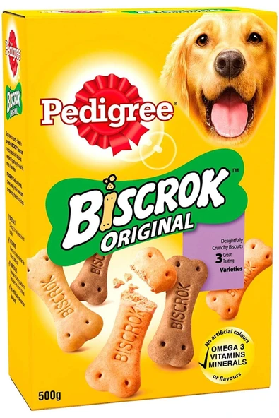 Biscrok Multi Mix Köpek Ödül Bisküvisi 12 X 500 gr ürün görseli 1