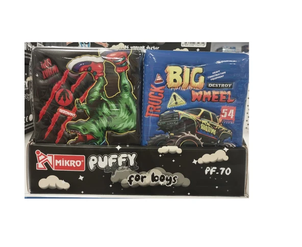 Mikro Puffy Not Defteri For Boys Pf-70 (Karışık Renk 1 Adet) ürün görseli 1