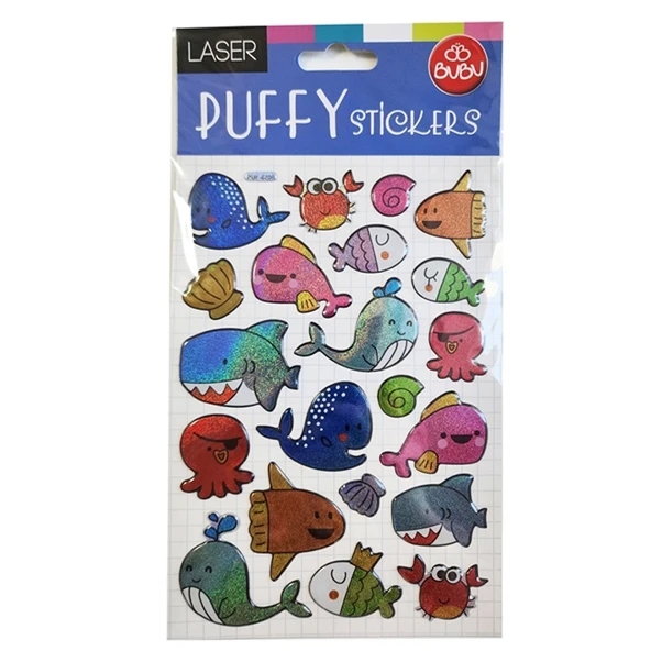 Bu-Bu Damla Sticker Deniz Hayvanları 12,5x23,5 PUF-6205 ürün görseli 1