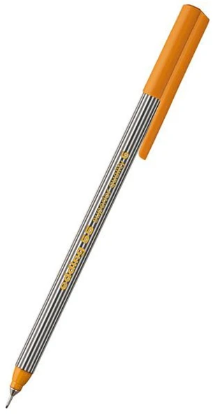 Edding İnce Uçlu Keçeli Kalem 0.4 MM Turuncu 55 (10 Lu Paket) ürün görseli 1