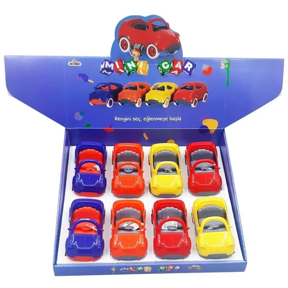 Galtoys Oyuncak Mini Car Display Araba 8X8 4 Renk GLT-E409 (8 Li Paket) ürün görseli 1