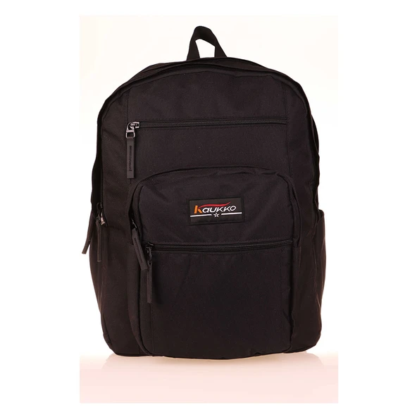 Kaukko Okul Sırt Çantası Full Pocket Siyah K1599 ürün görseli 1