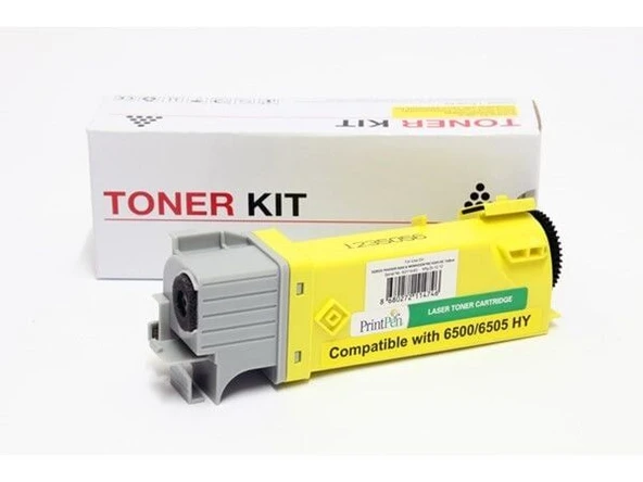 Xerox Phaser 6500 Sarı Muadil Toner Yüksek Kapasiteli (106R01603) ürün görseli 1