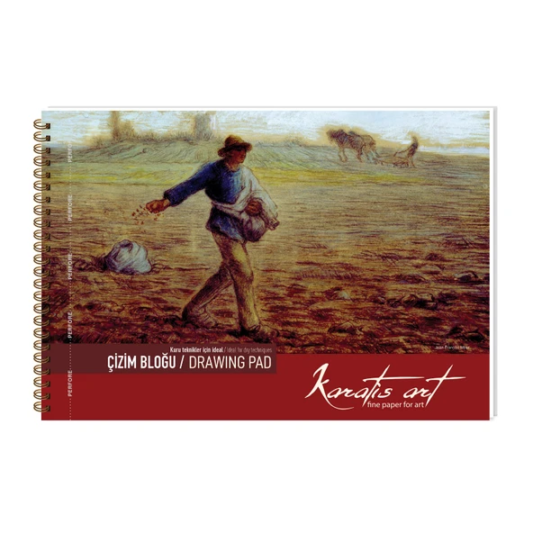 Keskin Color Karatis Art 120 Gram 35X50 Cm 15 Yaprak Spiralli Çizim Blok 482007-99 ürün görseli 1