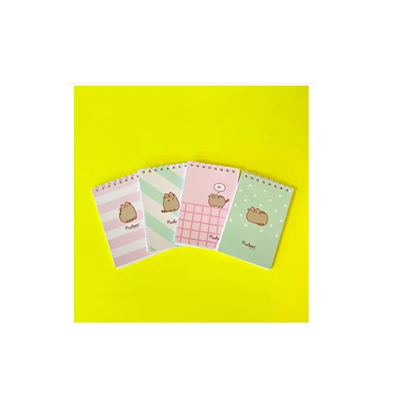 Keskin Color Pusheen Bloknot Not Defteri Spiralli A7 Küçük Boy 42 Yaprak Çizgili 140100-10 (48 Li Paket) ürün görseli 1