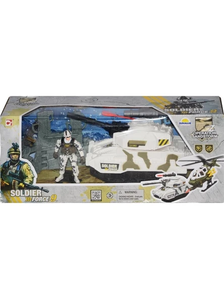 Sunman Oyuncak Soldier Force Rapidfire Askeri Araçlı Oyun Seti S00540019 ürün görseli 1