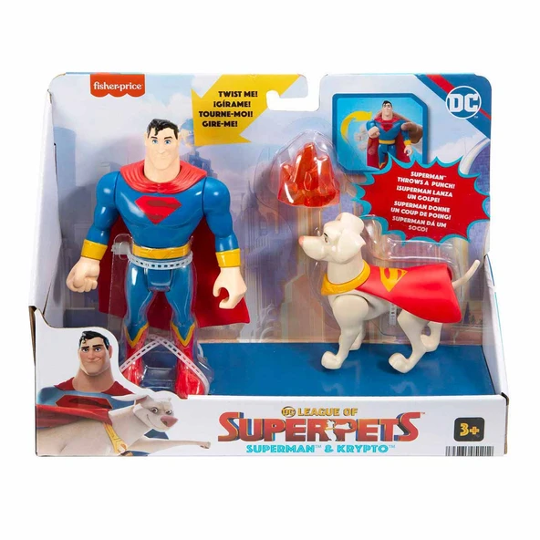 Mattel Oyuncak Imaginext Dc League Of Super Pets - Kahramanlar ve Hayvanlar HGL01 ürün görseli 1