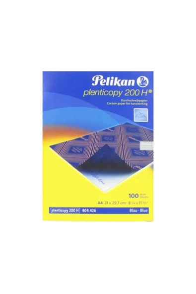 Pelikan Karbon Kağıdı 100 Lü Mavi 200H PL4044260CRMA ürün görseli 1