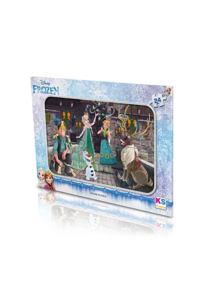 Ks Games Frame Puzzle 24 Parça Frozen Lisanslı (Karışık Desen, 1 Adet) Frz704 ürün görseli 1