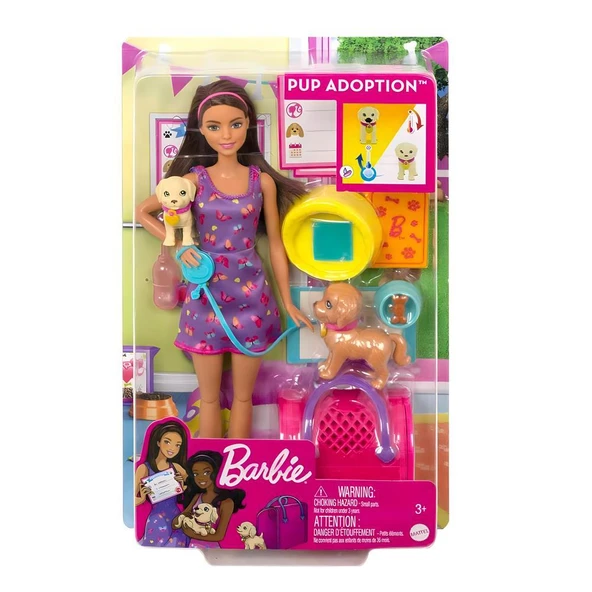 Mattel Oyuncak Barbie ve Köpekçikleri Oyun Seti HKD86 ürün görseli 1