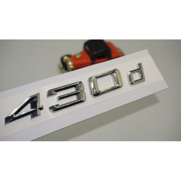 Bmw 430d Bagaj Krom Metal 3M 3D Yazı Logo ürün görseli 1