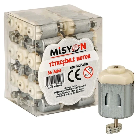 Misyon Mini Deney Motor Titreşimli (36 Lı Paket) St-6987 ürün görseli 1
