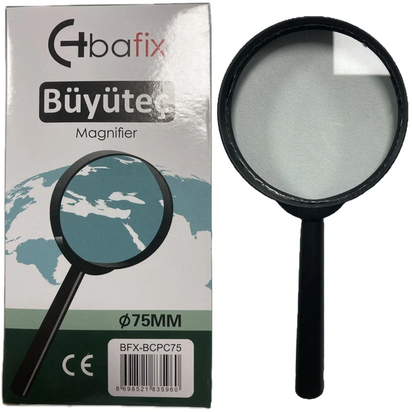 Bafix Büyüteç Cam Plastik Çerçeveli 75 Mm Bfx-Bcpc75 ürün görseli 1