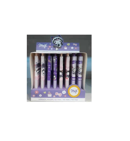 Maxx Versatil Kalem (Mekanik Kurşun Kalem) Lovely 0.7 Mm Mx-1122 (40 Lı Paket) ürün görseli 1