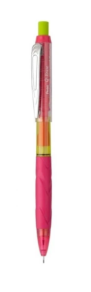 Pentel Versatil Kalem (Mekanik Kurşun Kalem) Metal Klipsli Büyük Boy Silgili Q-Erase 0.7 Mm Pembe y-qe427-p ürün görseli 1